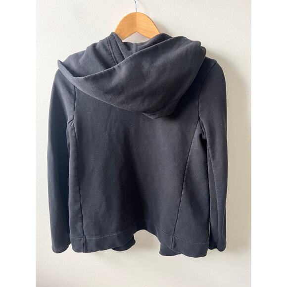 JAMES PERSE Asymmetrical zip hooded jacket women's size 3 - Picture 2 of 4